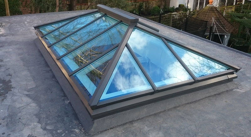 Roof lantern project in north London