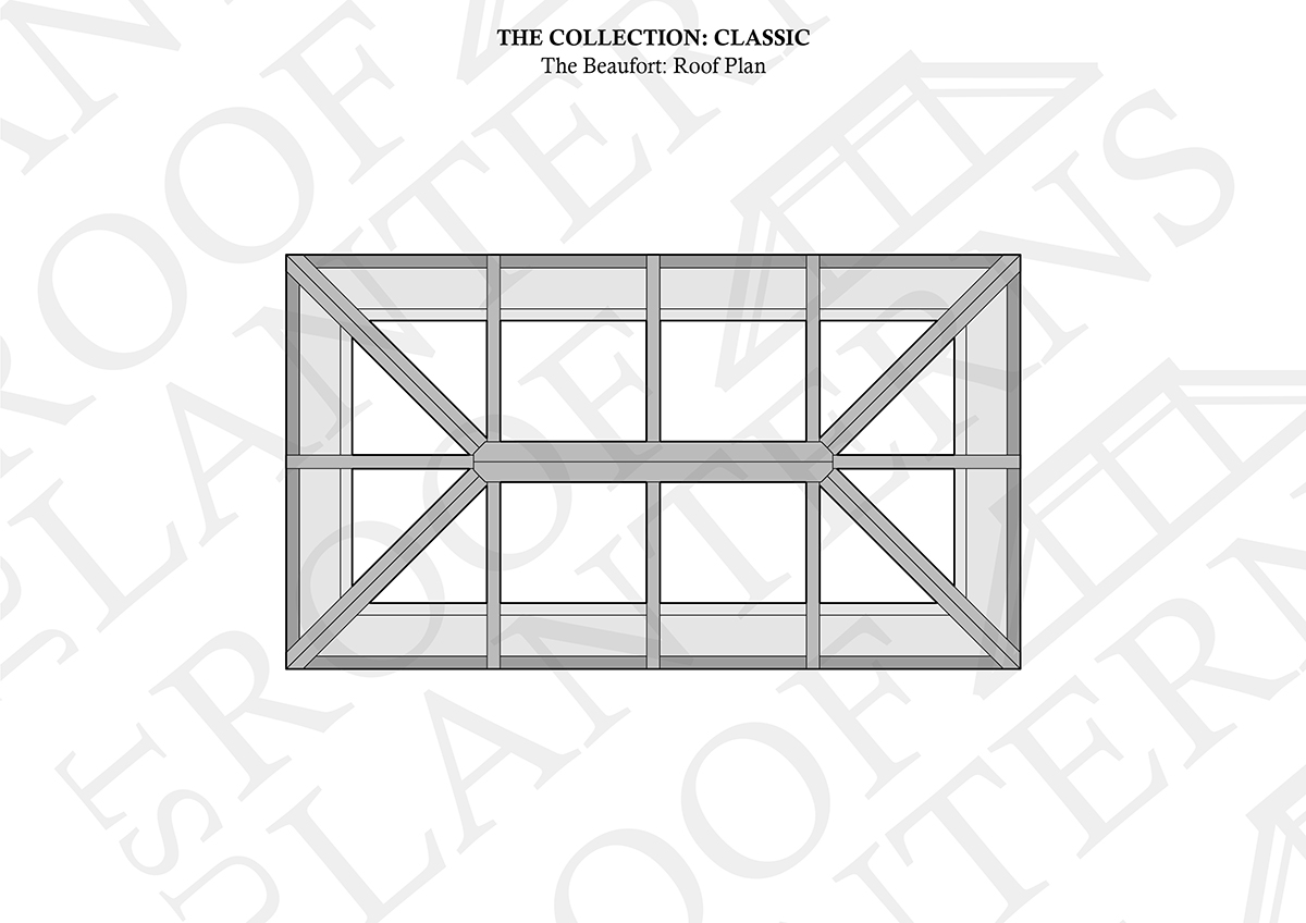 Roof Plan of The Beaufort Roof Lantern