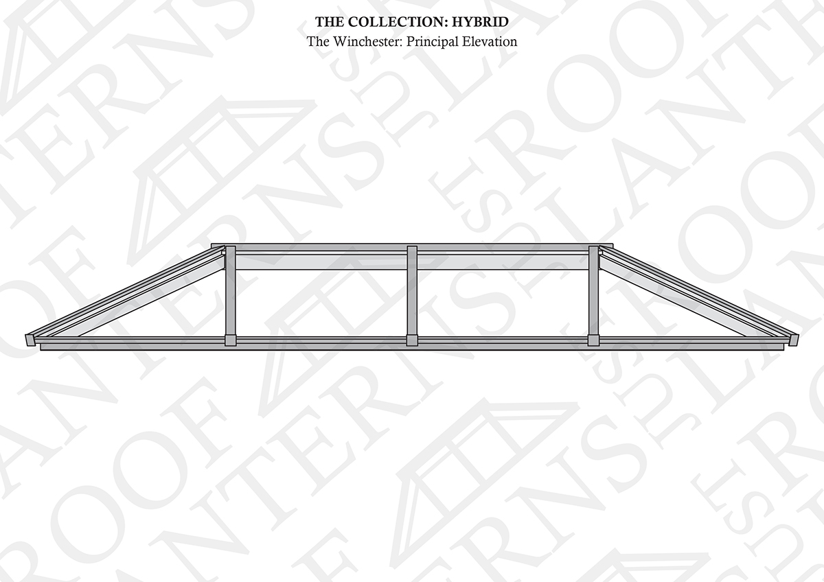 Principal Elevation of The Winchester Roof Lantern