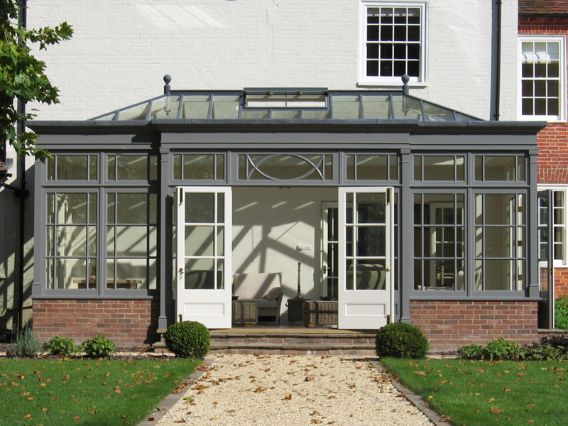 Example of a very tall orangery extension