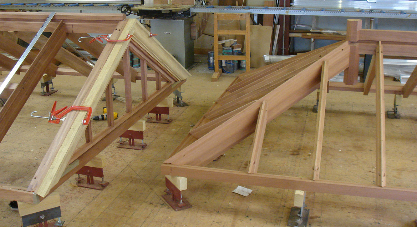 Roof lanterns in manufacture