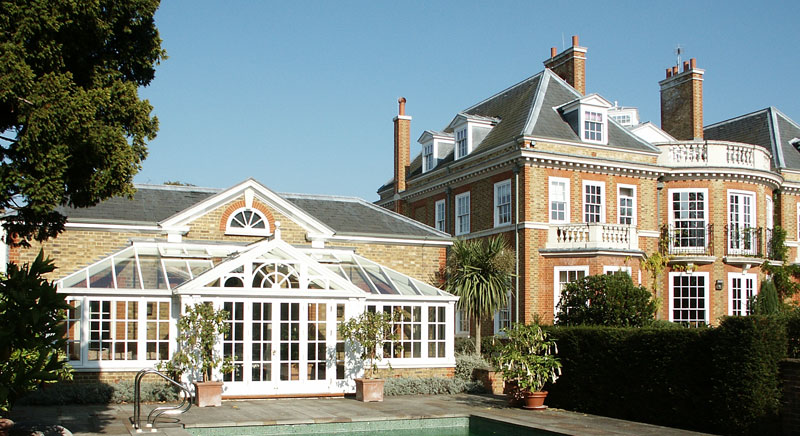 A traditional conservatory