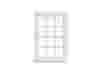 Sash window with a four-pane glazing pattern for a balanced and elegant look.