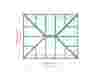 Detailed roof plan of the Denby Roof Lantern, complete with internal timber-to-timber dimensions and structural glazing layout.