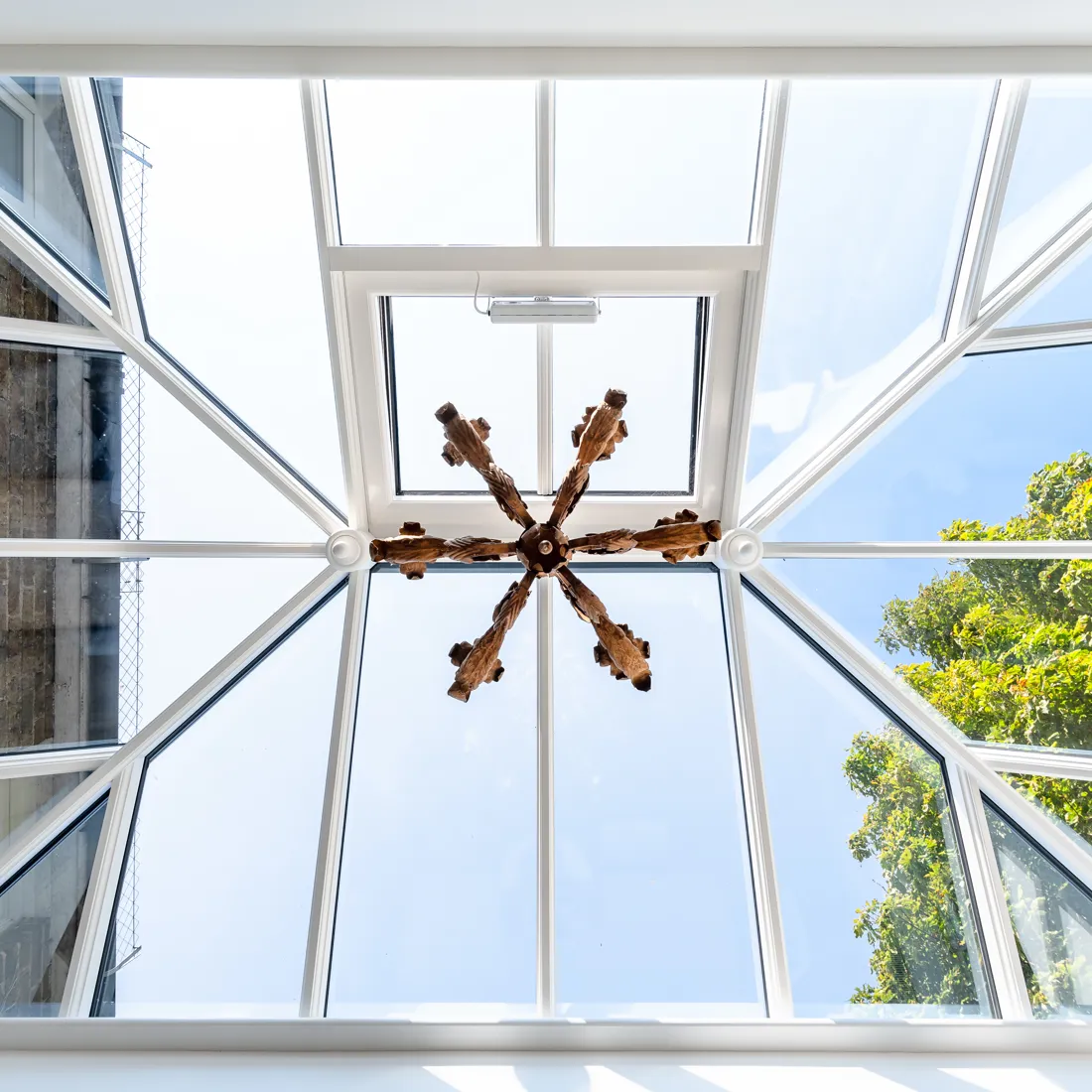 Timber Lantern Argyle Roof Lantern | Square 8-Pane Timber Lantern